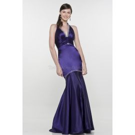 Meerjungfrau Empire Taille Elegantes Abendkleid ohne Ärmeln