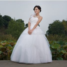 Prinzessin tiefe Taile Paillettenbesetztes Brautkleid aus Tüll
