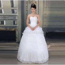Prinzessin Kapelle Schleppe Brautkleid aus Tüll mit tiefer Taille